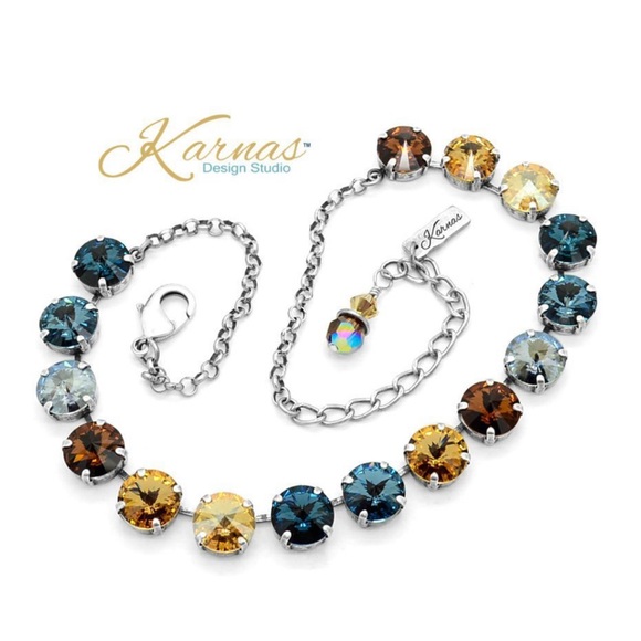 Karnas Design Studio Jewelry - Country Chic 12mm Necklace KDS Crystal